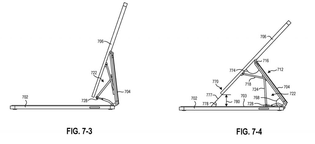 2021年7月28日微軟 Surface 新專利曝光,類似蘋果 iPad 妙控鍵盤設計 2021年7月28日微軟 Surface 新專利曝光,類似蘋果 iPad 妙控鍵盤設計